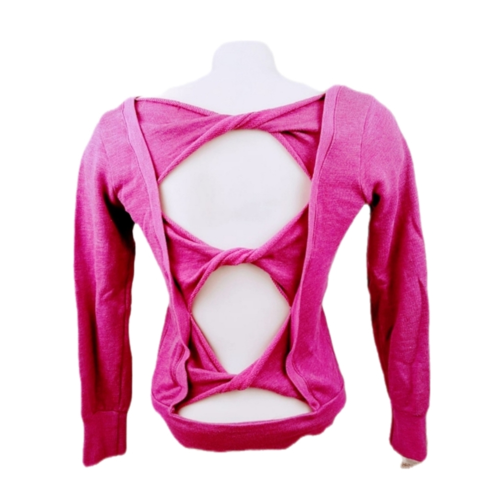 2/$20🌿 Purple Open Back Yoga Shirt Top